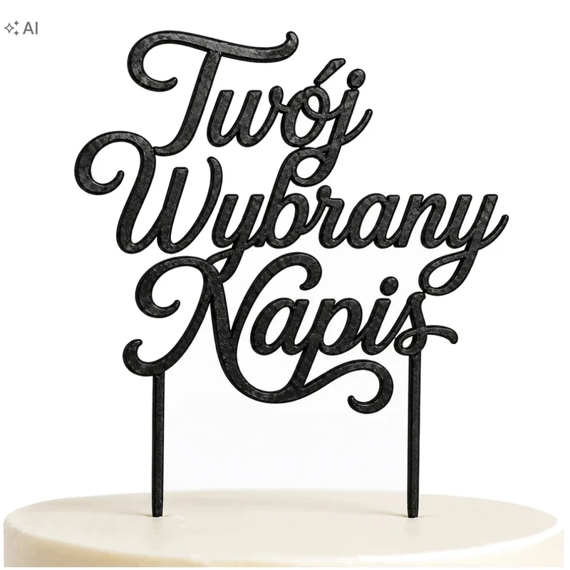 Własny napis